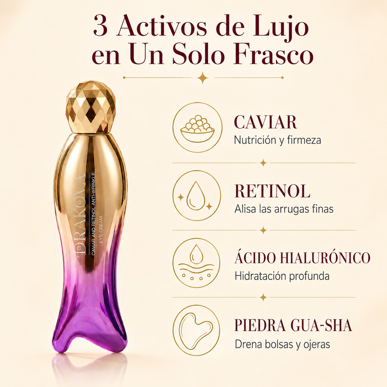 Adiós Ojeras y Bolsas en 14 Días — Serum Caviar™