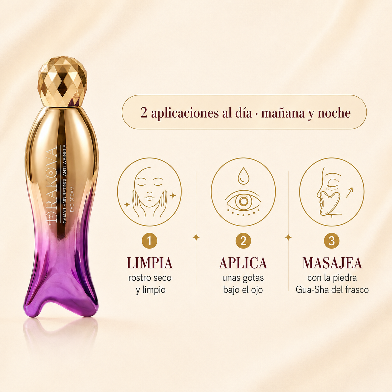 Adiós Ojeras y Bolsas en 14 Días — Serum Caviar™