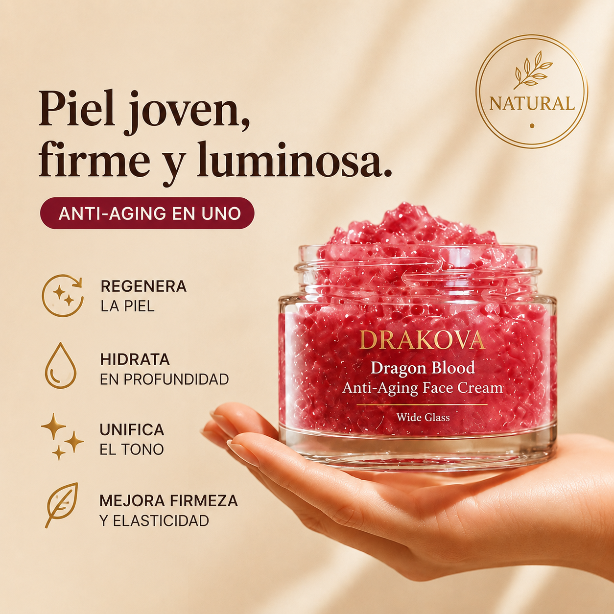 Reduce Arrugas y Manchas en 7 Días – Crema Dragon Blood™