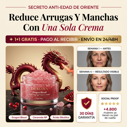 Crema Dragon Blood — Reduce Arrugas y Manchas en 7 Días